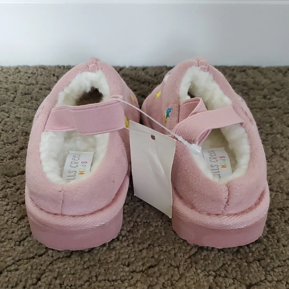Baby Toddler Girls Falls Creek Embroidered Clog Slippers Size 4/5 8/9 10/11 NWT